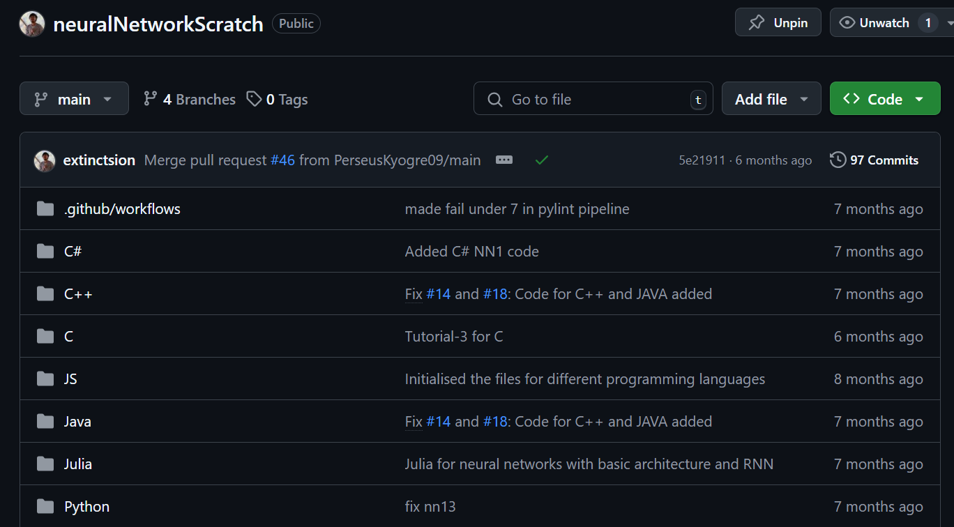 Neural Network from Scratch